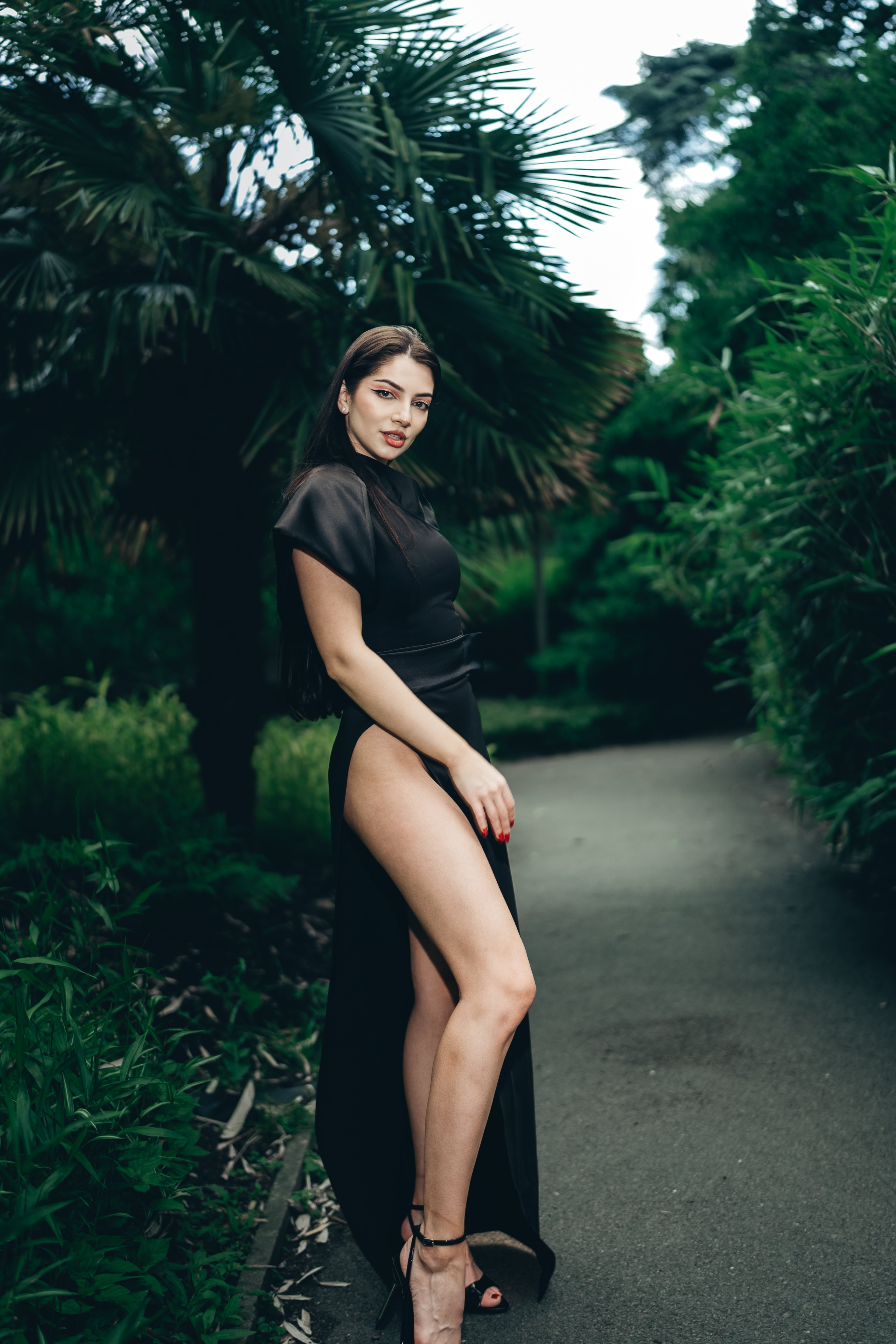 Kagami Midnight Armour Asymmetrical Bodysuit